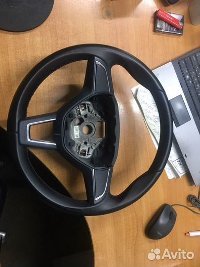 Руль кожаный Skoda Octavia A7