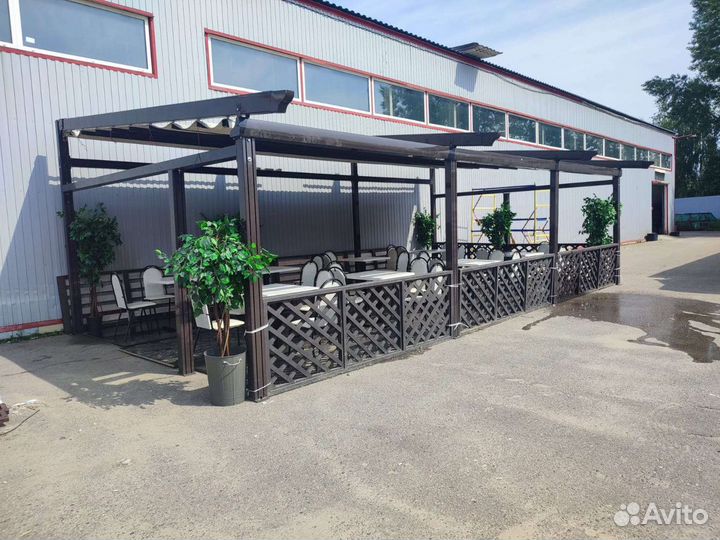 Биседка для кафе, рестораныов