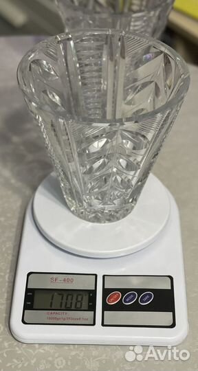 Конфетница ваза стекло 1975 год