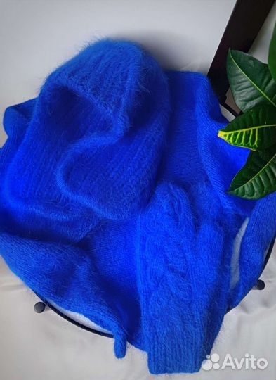 Шапка ушанка,варежки и бактус