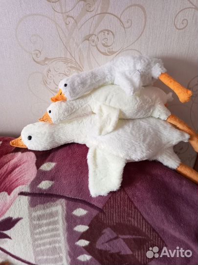 Мягкая игрушка Гусь обнимусь, кот Батон