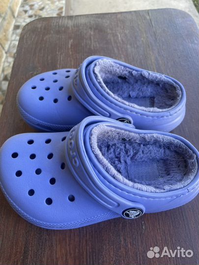 Сабо Crocs c9 утепленные