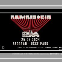 Билет на концерт Rammstein Белград 24 мая 2024