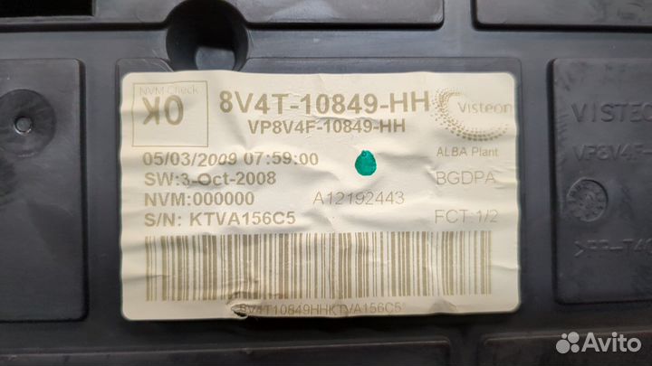 Щиток приборов Ford Focus 2, 2009