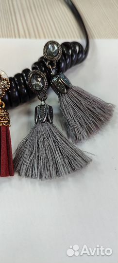 Серьги кисточки