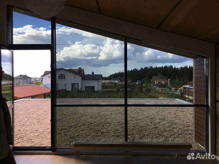 Ремонт окон, стеклопакет энергосберегающий RAL95360