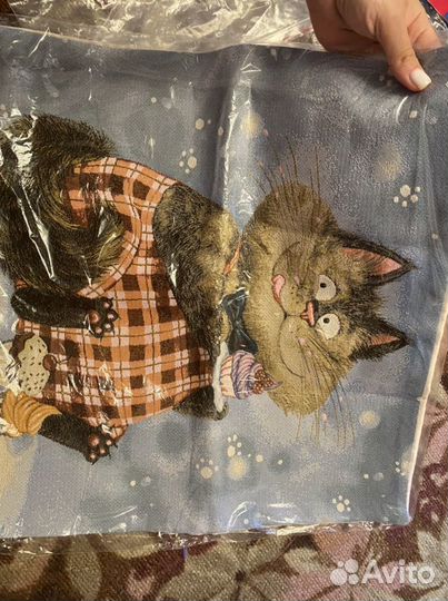 Наволочка декоративная на подушку 45х45