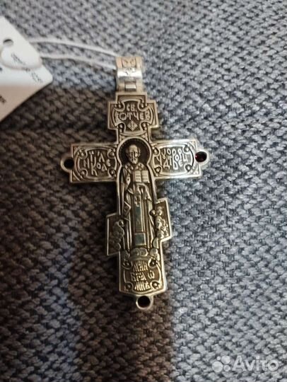 Серебряный крест большой