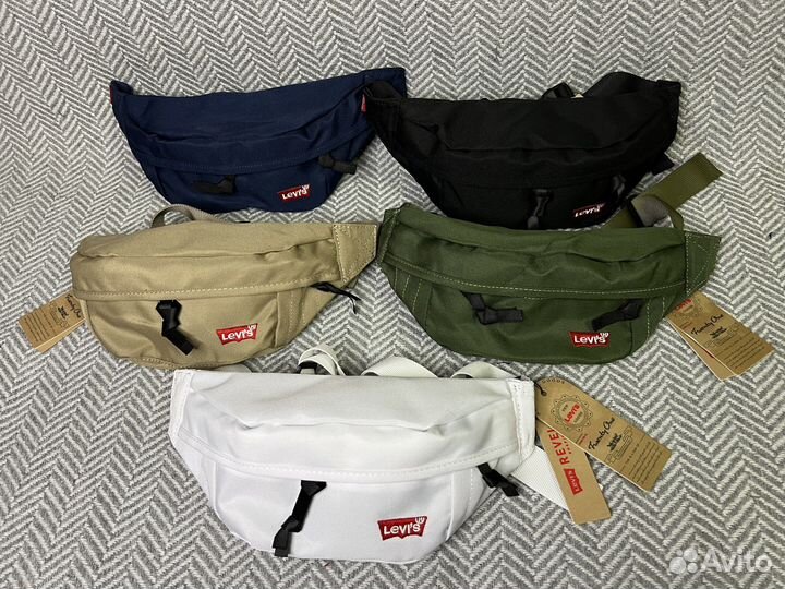 Премиум сумка на пояс-плечо Levis