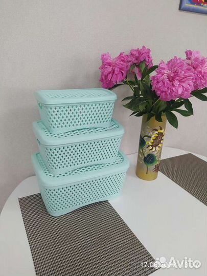 Набор корзин новый