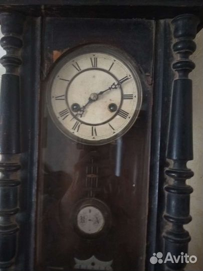 Старинные настенные часы19 век