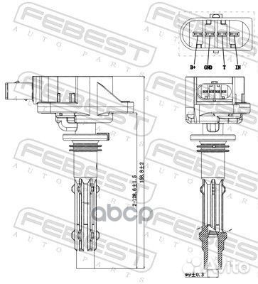 Катушка зажигания 16640003 Febest