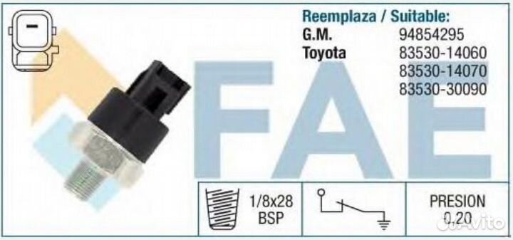 Датчик давления масла