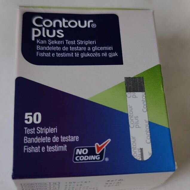 Тест полоски Contour plus