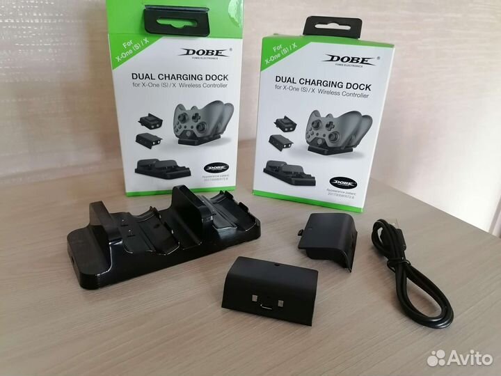 Зарядная станция и 2 аккумулятора Xbox one