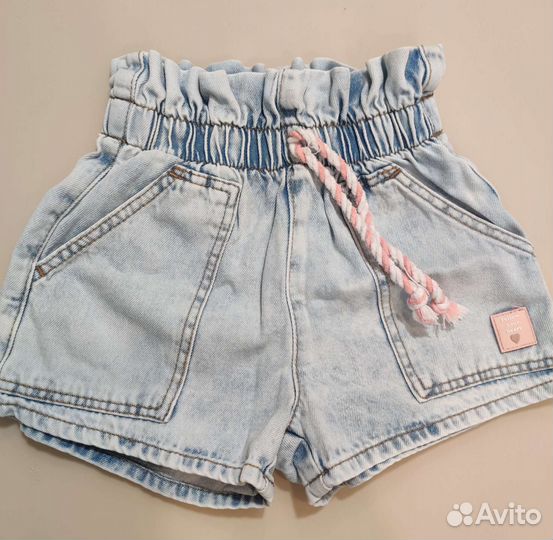 Шорты джинсовые для девочки 98