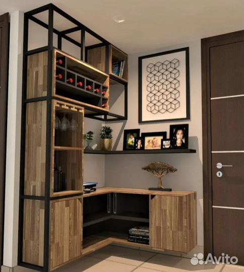 Стеллаж В стиле лофт на заказ