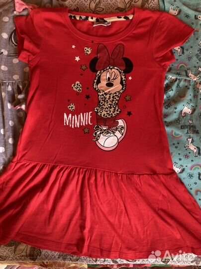 Вещи пакетом новые бу для девочки 110 платье