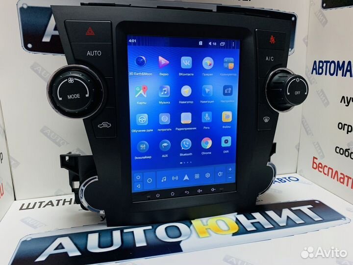 Toyota Highlander 2007-2013 магнитола Tesla 8 ядер