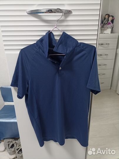 Рубашка мужская синяя