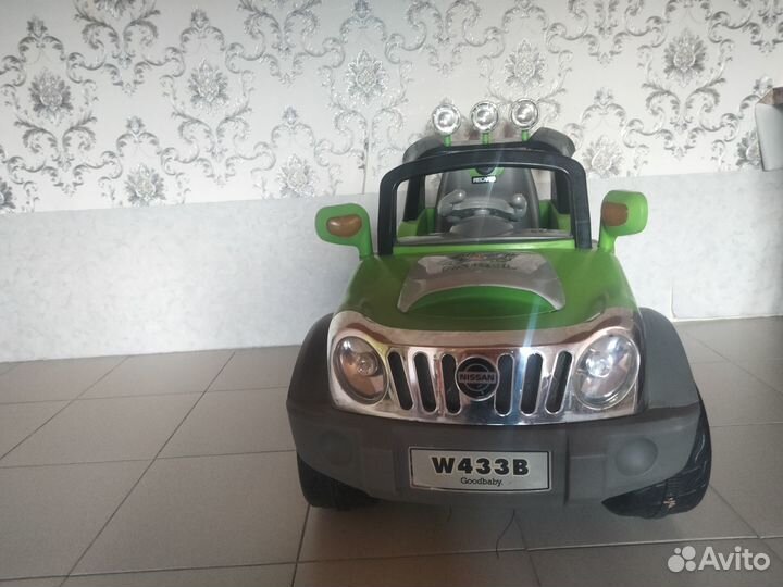Детский электромобиль джип бу