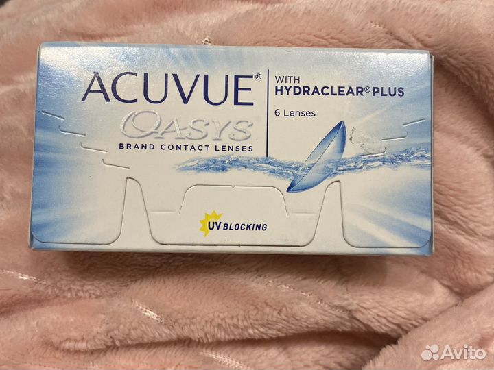 Контактные линзы acuvue oasys