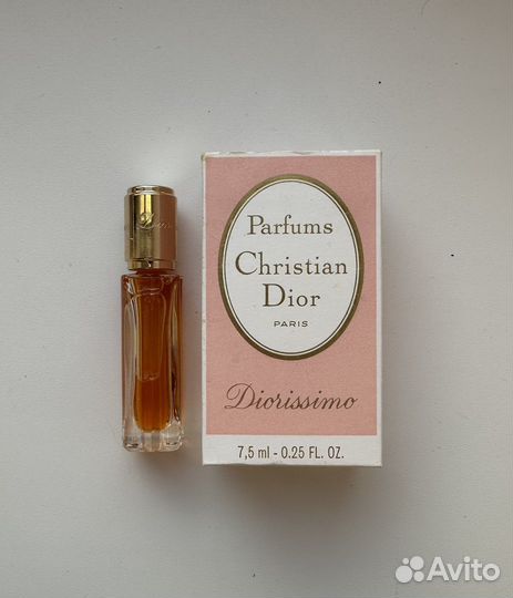 Christian dior diorissimo духи 7,5 мл винтаж