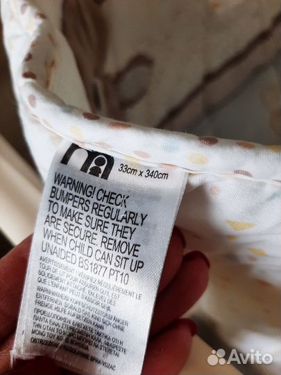 Бортики в детскую кроватку