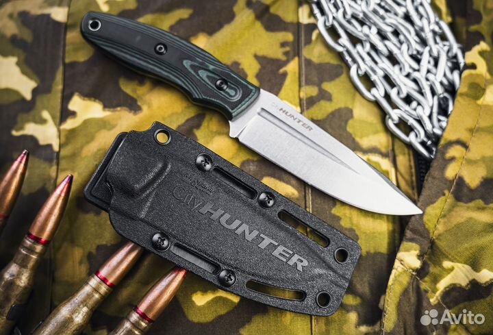 Нож туристический CityHunter Elmax G10