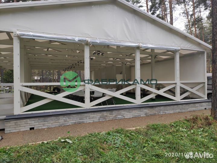 Мягкие окна для террас и беседок