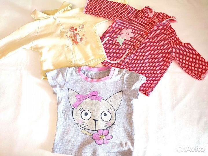 Детские вещи пакетом от 0 до года для девочки