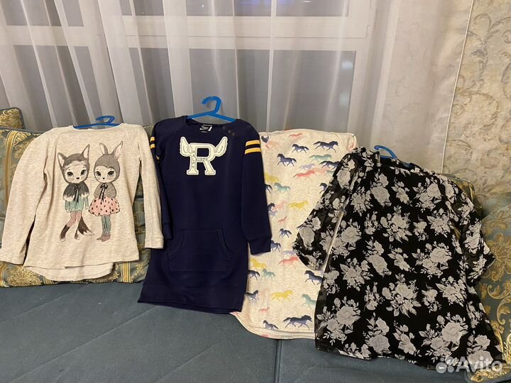 Платья для девочки до роста 128