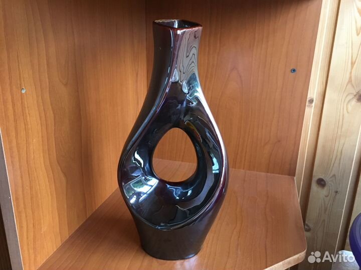 Кувшин цветное стекло СССР