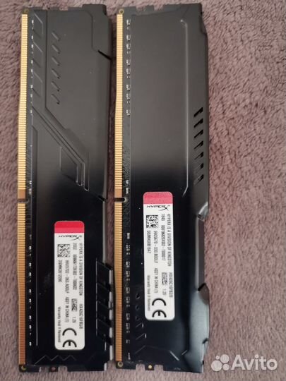 Оперативная память HyperX Fury DDR4 16Gb 2666Mhz