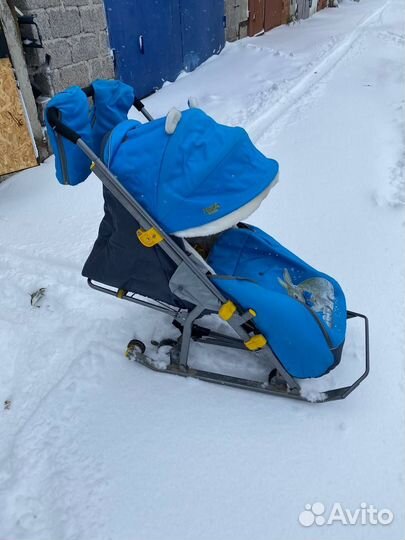 Коляска санки