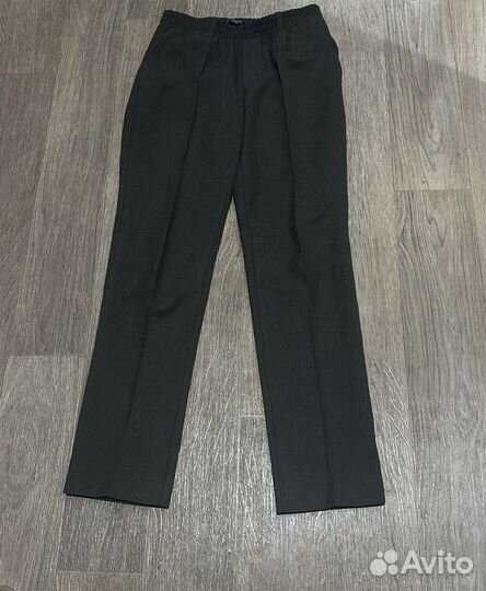 Брюки школьные серые