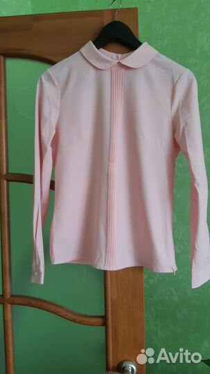 Блузка шелковая для школы