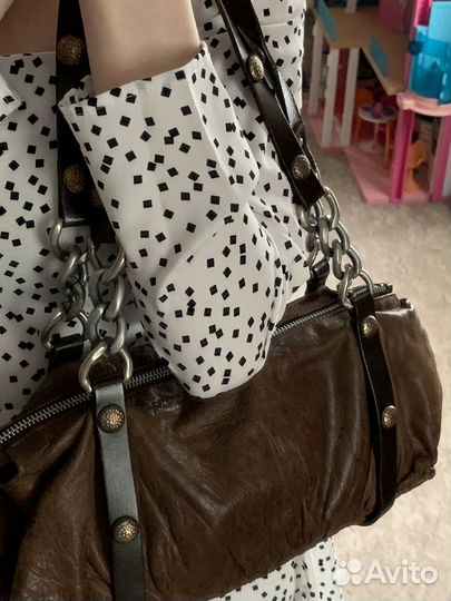 Сумка из натуральной кожи италия
