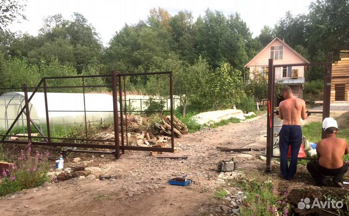 Забор, каркас