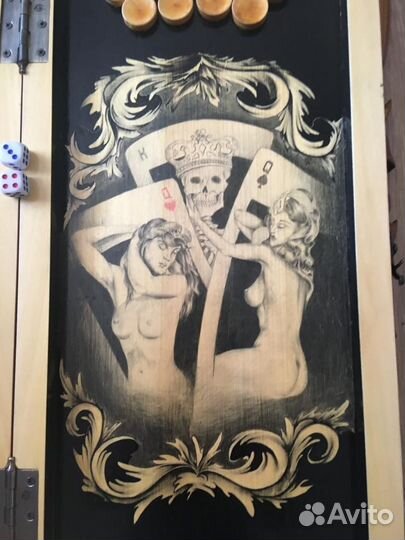 Нарды резные ручной работы