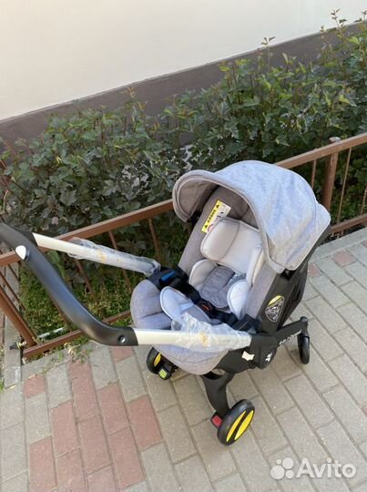 Новая коляска автолюлька 4в1 foo foo серая