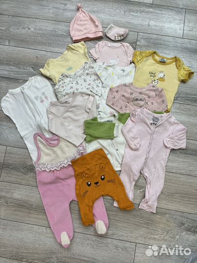 Одежда пакетом на девочку 56 62