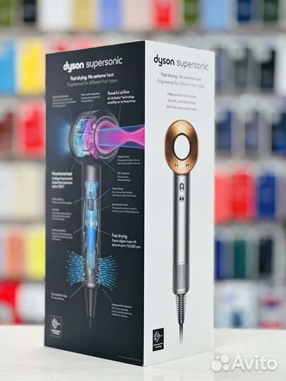 Фен Dyson Supersonic HD08 Nickel/Cooper