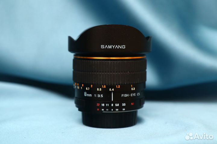 Для Nikon Samyang 8mm f/3.5 рыбий глаз фишай