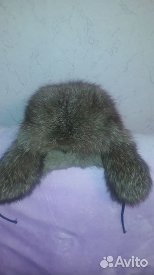 Шапка-ушанка песец/чернобурка