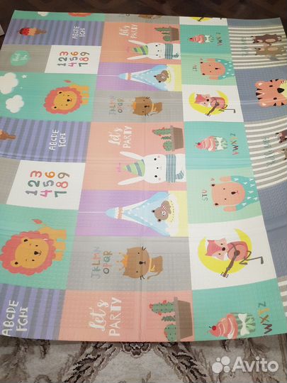 Складной детский коврик 180-200-1см