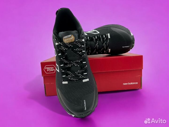 Кроссовки new balance fresh foam черно белые