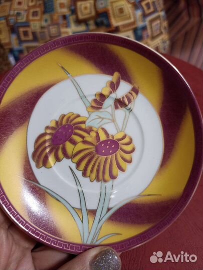 Кофейный сервиз. Новый. Фарфор. Китай. 6 персон