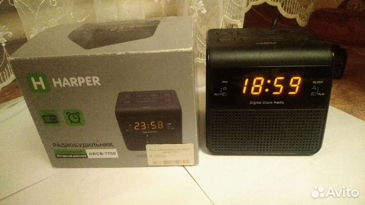 Радиобудильник Harper hrcb-7750 от сети 220