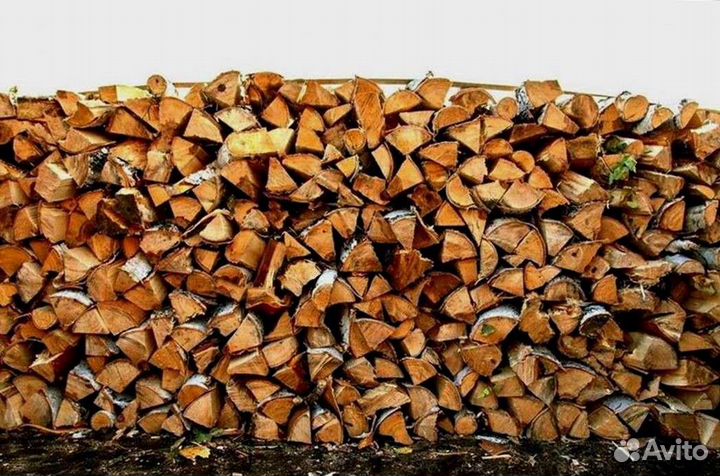 Дрова березовые. Колотые